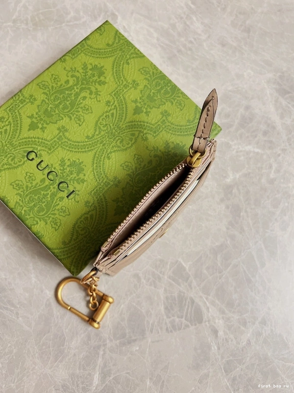 First bag ru Marmont Gucci keychain wallet GG 0814